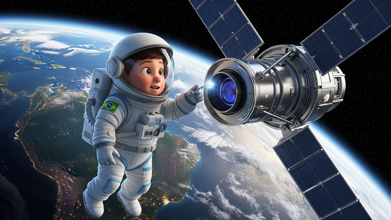 Astronauta no espaço